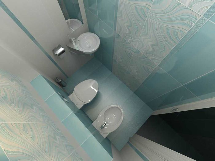 Расположение сантехники. Источник фото: https://boxtoner.ru/bathroom/unusual-toilet-design-is-small-tile-and-mosaic-tiles.html