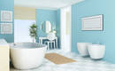 8 идеальных цветов для маленьких ванных комнат