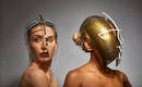 Концептуальная ювелирная маска Egaro для лица  на выставке Design Miami
