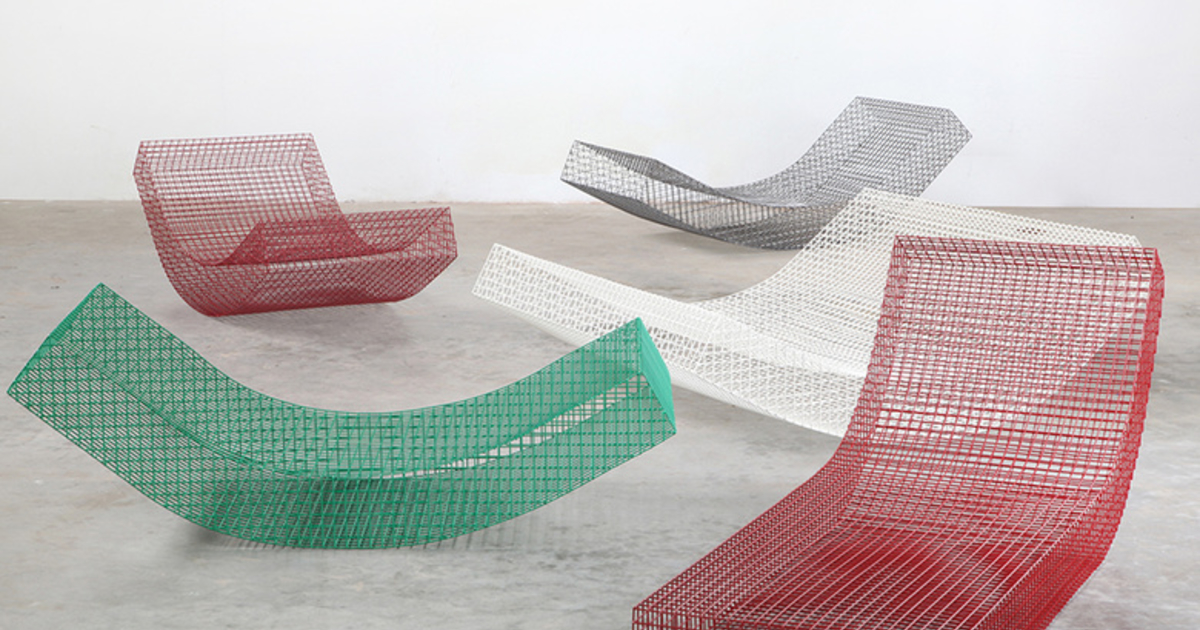 Скульптурная мебель из проволоки - archidea.com.ua