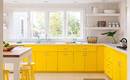Желтый цвет в оформлении кухни: 18 счастливых примеров