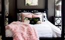 Розовый + черный: романтическое цветовое решение для спальни