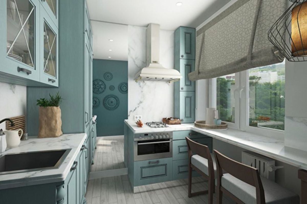 Дизайн кухни 6 кв м — создайте стильное пространство — 37 фото