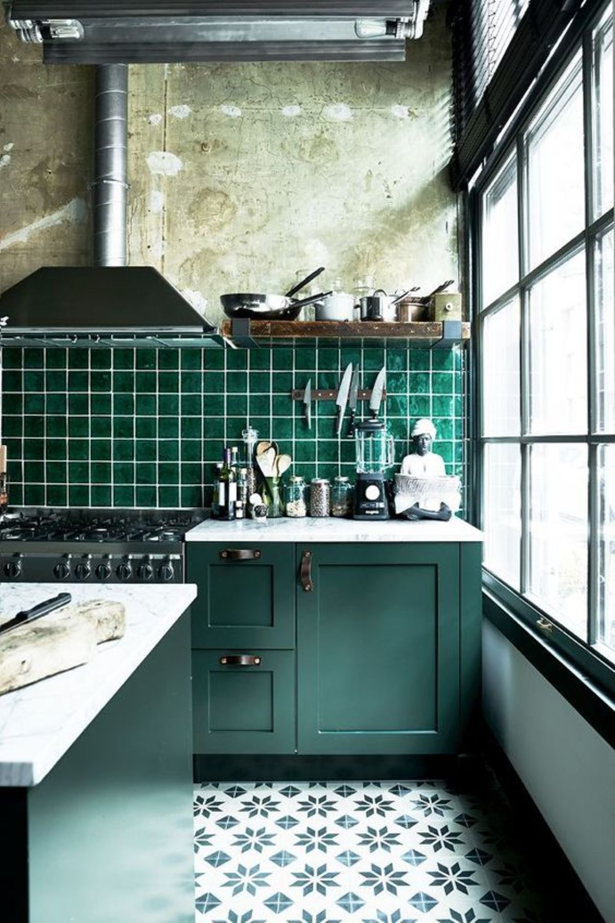 Темно Зеленая Кухня Фото